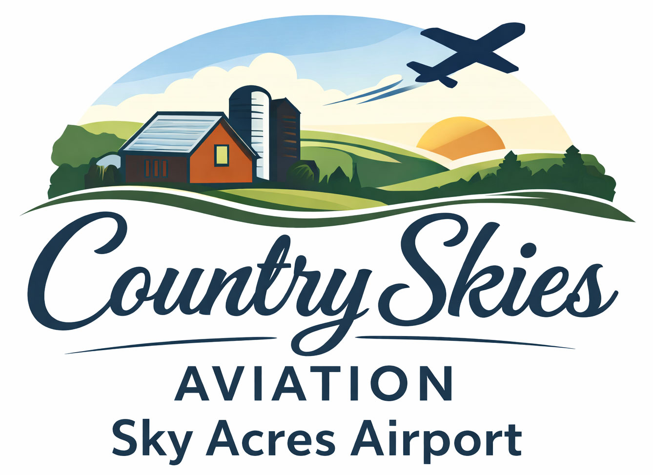 Country Skies Aviation Logo